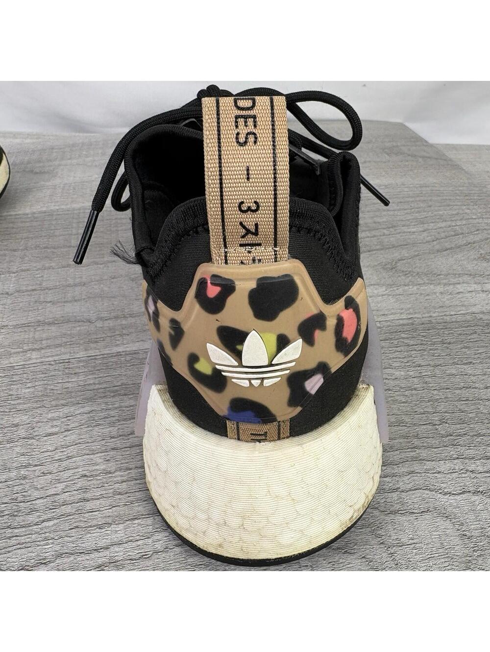 Adidas NMD R1 Women Shoes Size 11 Leopard Multicolor Running Sneakers - Picture 8 of 11
